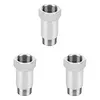 3pcs - M18x1.5 Oxygen Sensor Extension Gasket Extender 304 Stainless Steel Plug Adapter
