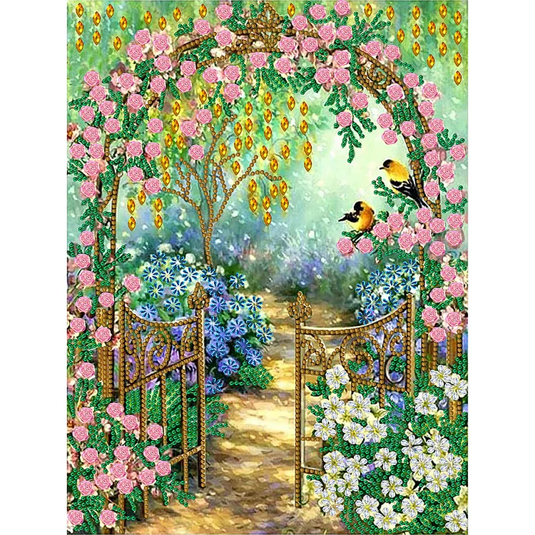 Garden - Partial Drill - Special Diamond Painting(30*40cm)