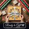 (25x25cm)DIY Pearl Painting Xmas Framed Handmade Pearl Material Art Kit Living Room Decor