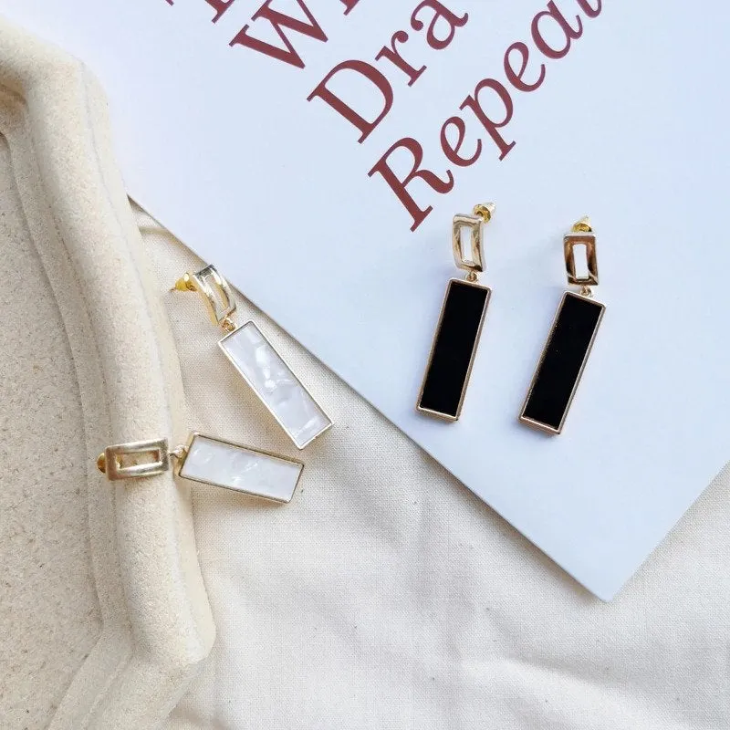 Gold Capiz Shell Earrings