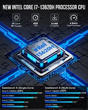 GMKtec 13th Gen Intel Core i7 13620H Mini PC--NucBox K7 PLUS