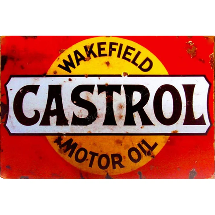 Castrol Motor Oil - Vintage Tin Signs/Wooden Signs - 8*12Inch/12*16Inch