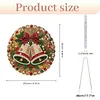 Bell DIY Diamond Painting Pendant 24cm Double-Sided Crystal Resin