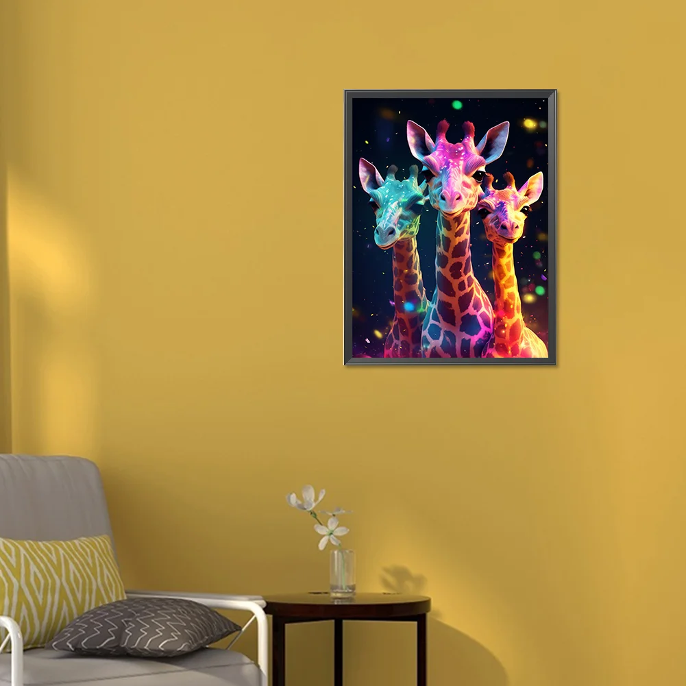 Diamond Painting - Full Round Drill - Giraffe(30*40cm)