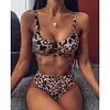 Gioiacombo&trade; Costume da bagno spaccato sexy con bottoni rotondi