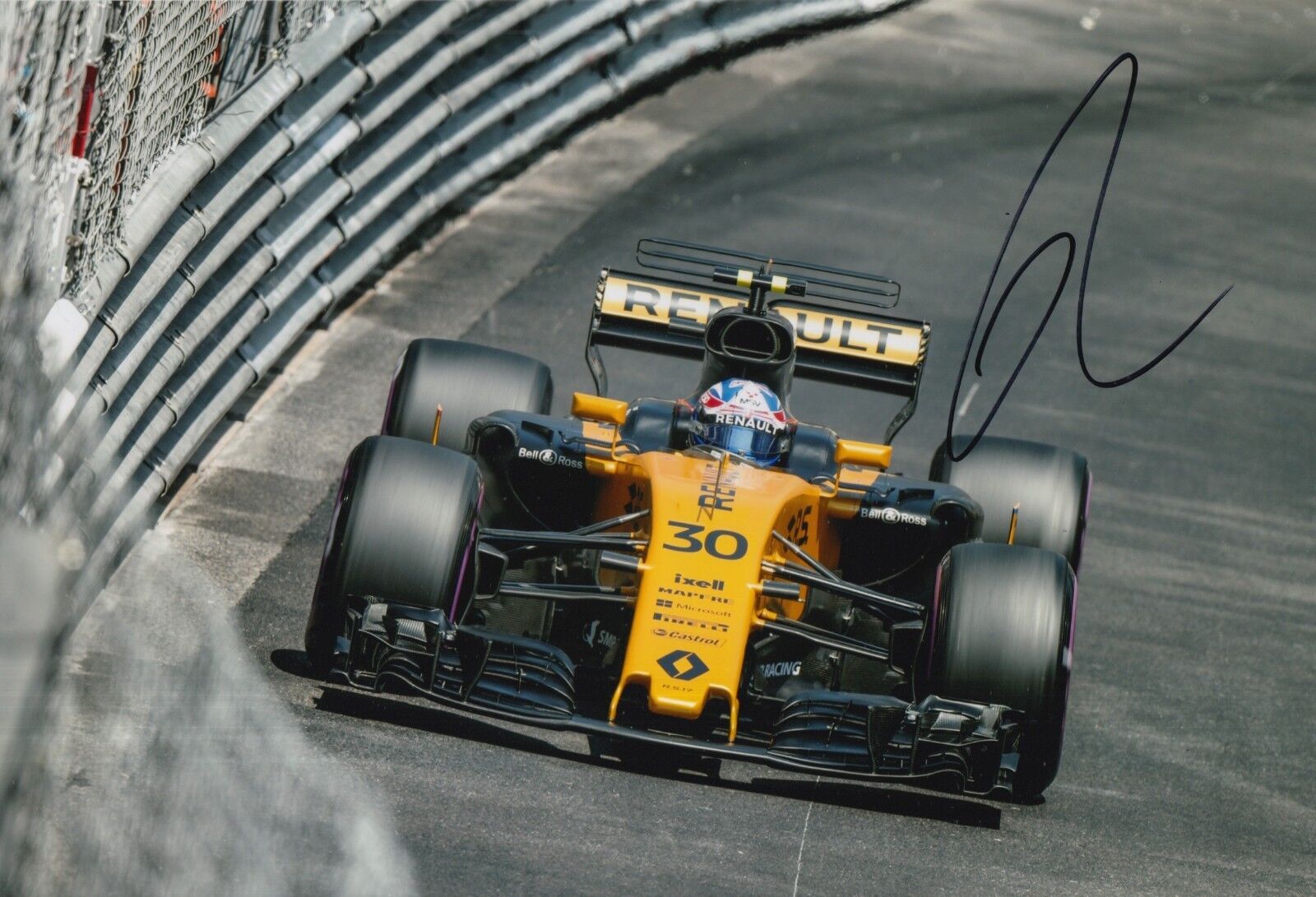 Jolyon Palmer Hand Signed 12x8 Photo Poster painting Renault Sport F1 9.
