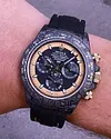 NTPT Carbon Rolex DiW Daytona "CREAM INVERT GOLD"