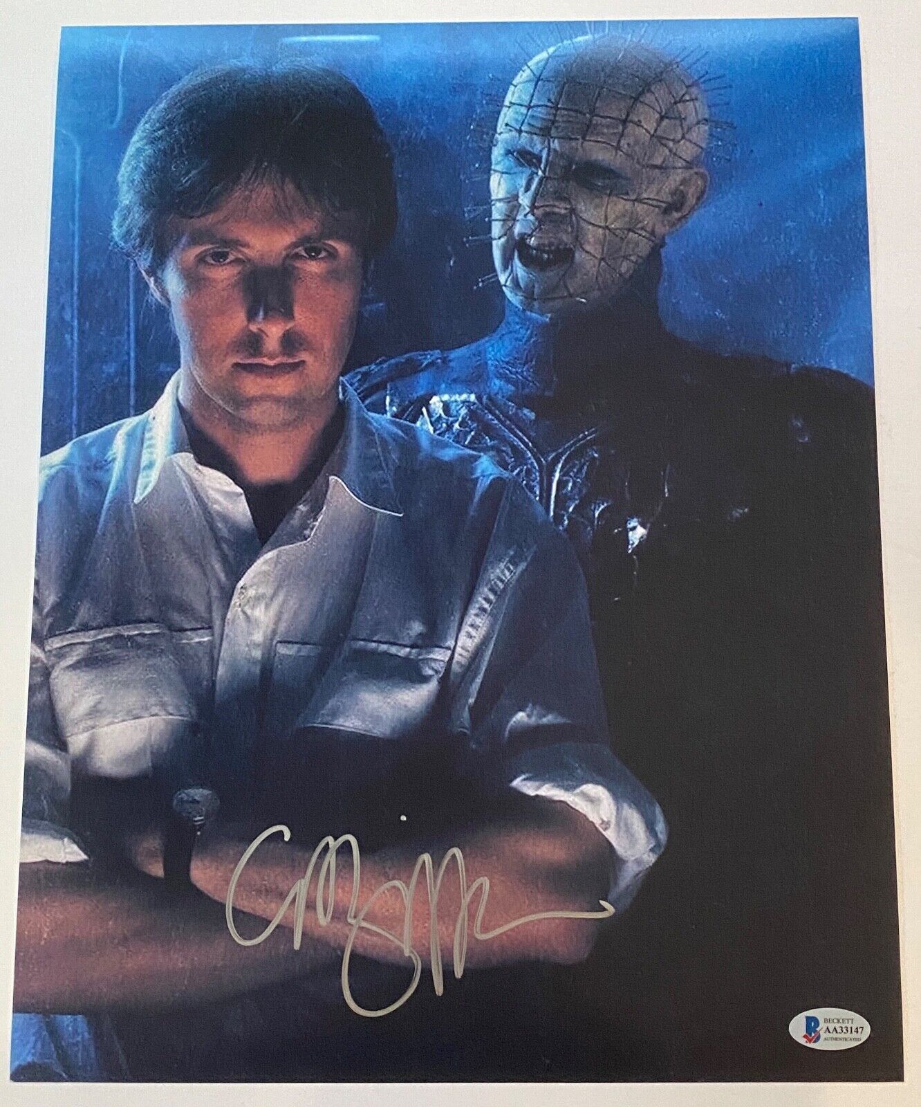 Clive Barker Signed Autograph 11x14 Photo Poster painting Poster Hellraiser Horror Beckett COA