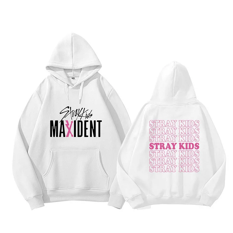 Stray Kids MAXIDENT Printed Hoodie