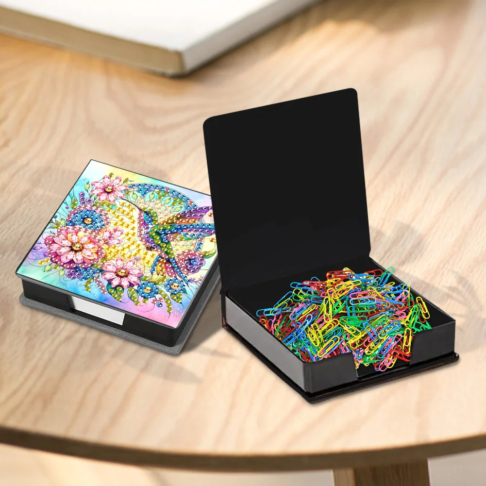 DIY Bird Diamond Painting Memo Pad Holder Mosaic Kit for DIY Art Craft