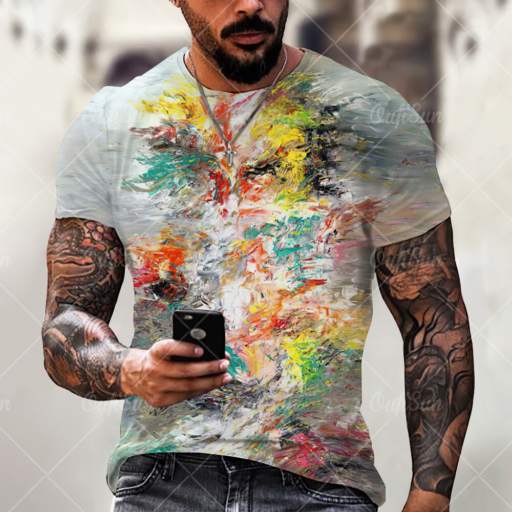 

Mosaic - 3D Printed Men T Shirt, Xl, 501 Original