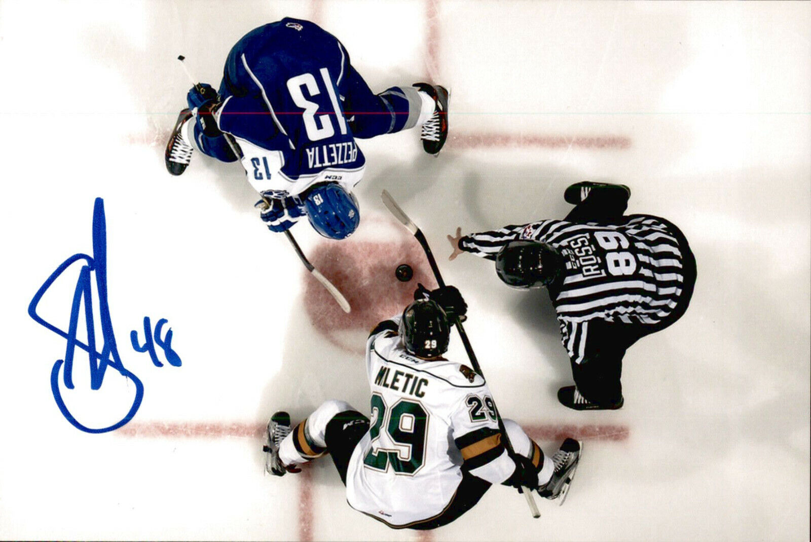 Sam Miletic SIGNED autographed 4x6 Photo Poster painting LONDON KNIGHTS / PITTSBURGH PENGUINS #2