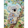 Diamond Painting-DIY Special Shaped Drill Pearl Painting Koala(30x40cm)
