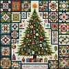 (Multi-Style) Christmas Tree-14CT Stamped Cross Stitch 40*40cm/15.75*15.75in