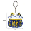Bead Embroidery - Full Bead Embroidery Fortune Cat Keychain