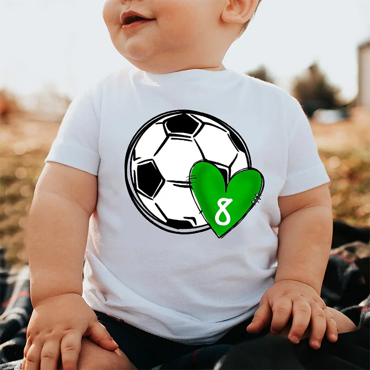 Round Neck Soccer Kids T-Shirt|S12