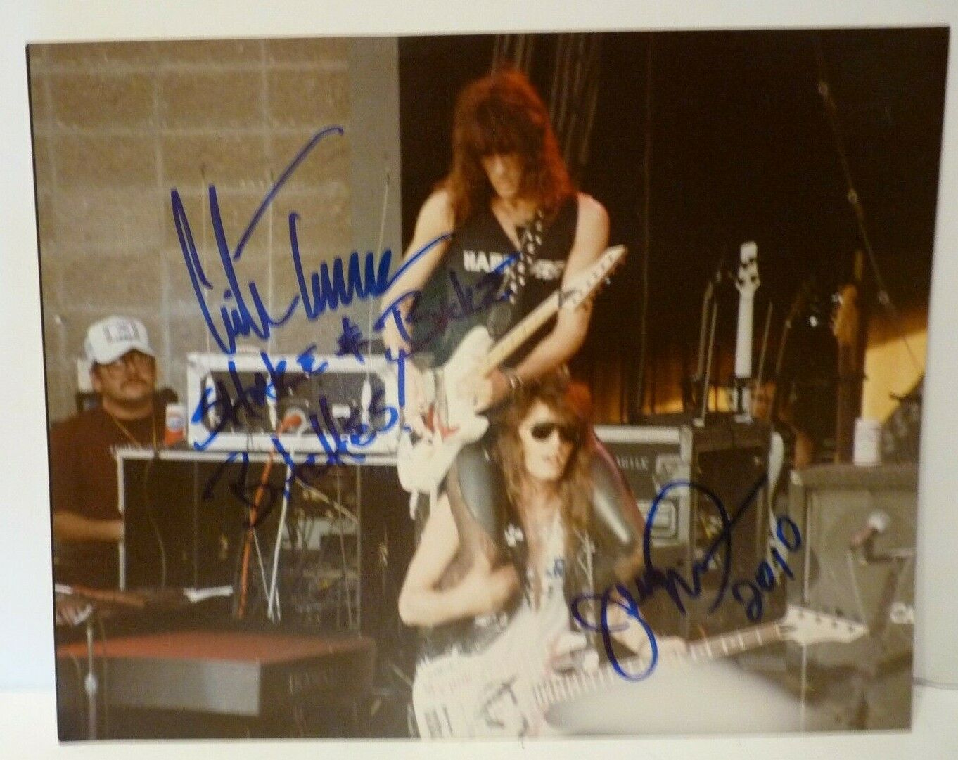 Warrant Joey Allen Eric Turner Signed Autographed 8x10 Photo Poster painting PSA BAS Guaranteed