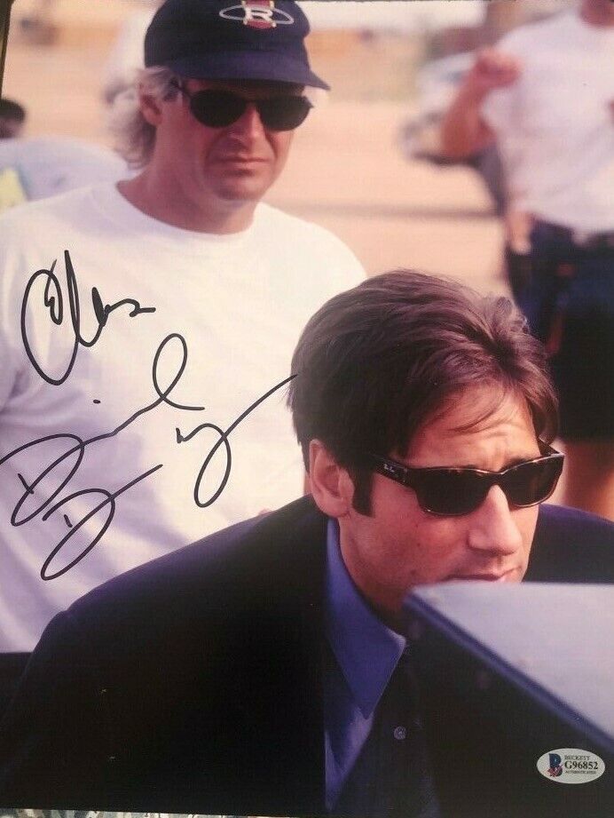 David Duchovny Chris Carter signed autographed 11x14 Photo Poster painting X-Files Mulder COA