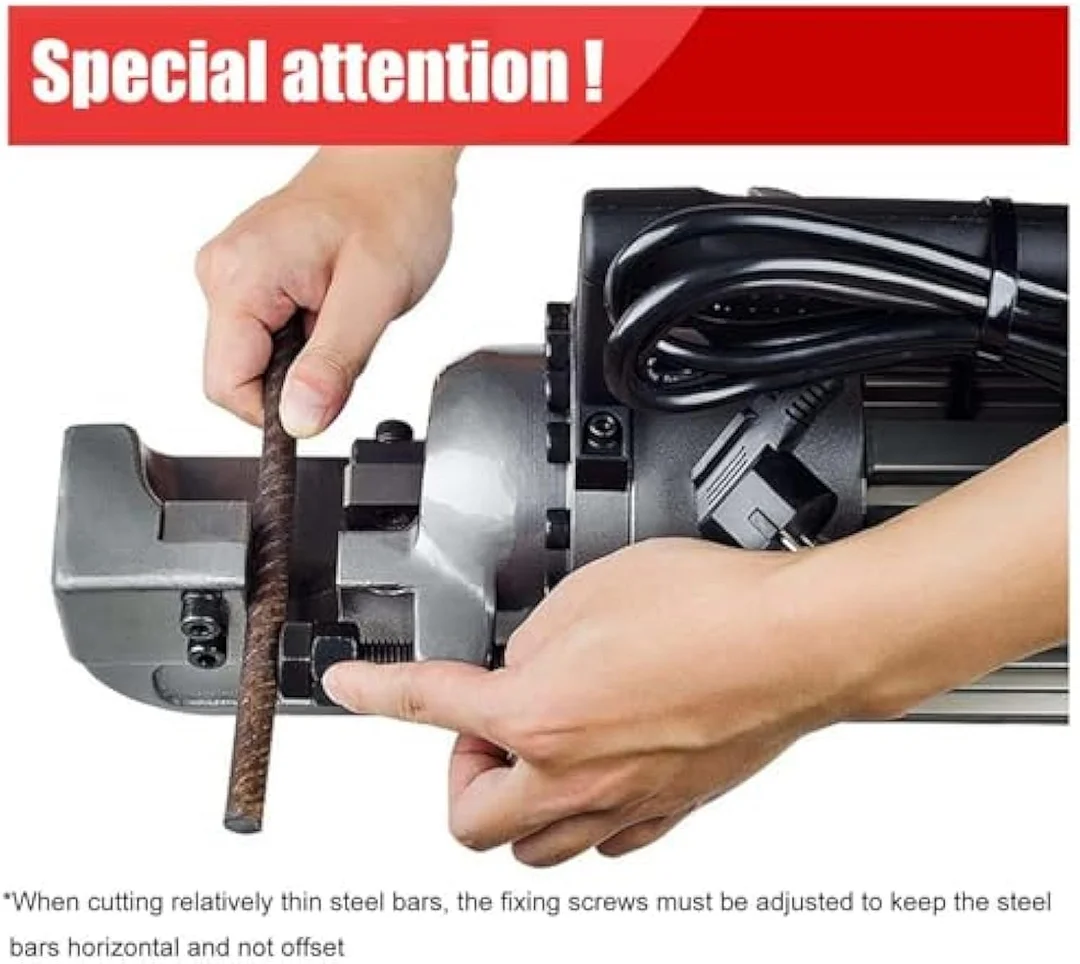 آلة قطع قضبان فولاذية كهربائية، آلة قطع قضبان فولاذية هيدروليكية، تستخدم لقطع قضبان فولاذية 4-16 مم وقضبان فولاذية متنوعة