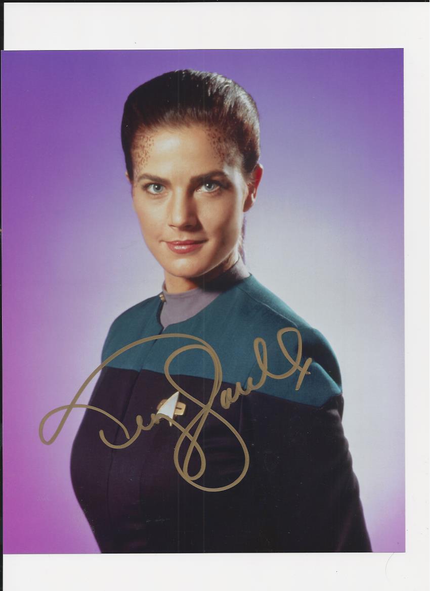 Terry Farrell - Star Trek DS9 signed Photo Poster painting