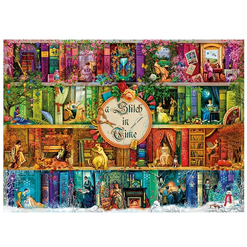 Jigsaw Puzzles for Adults 1000 Piece Puzzle Romantic Positano Seaside Town Scene Puzzles Challenging Puzzle Game