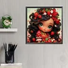 Diamond Painting -DIY Round Drill Strawberry Girl