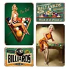 4PCS Billiards Side Pocket - Metal Tin Signs Set(8*12Inch/12*16Inch)
