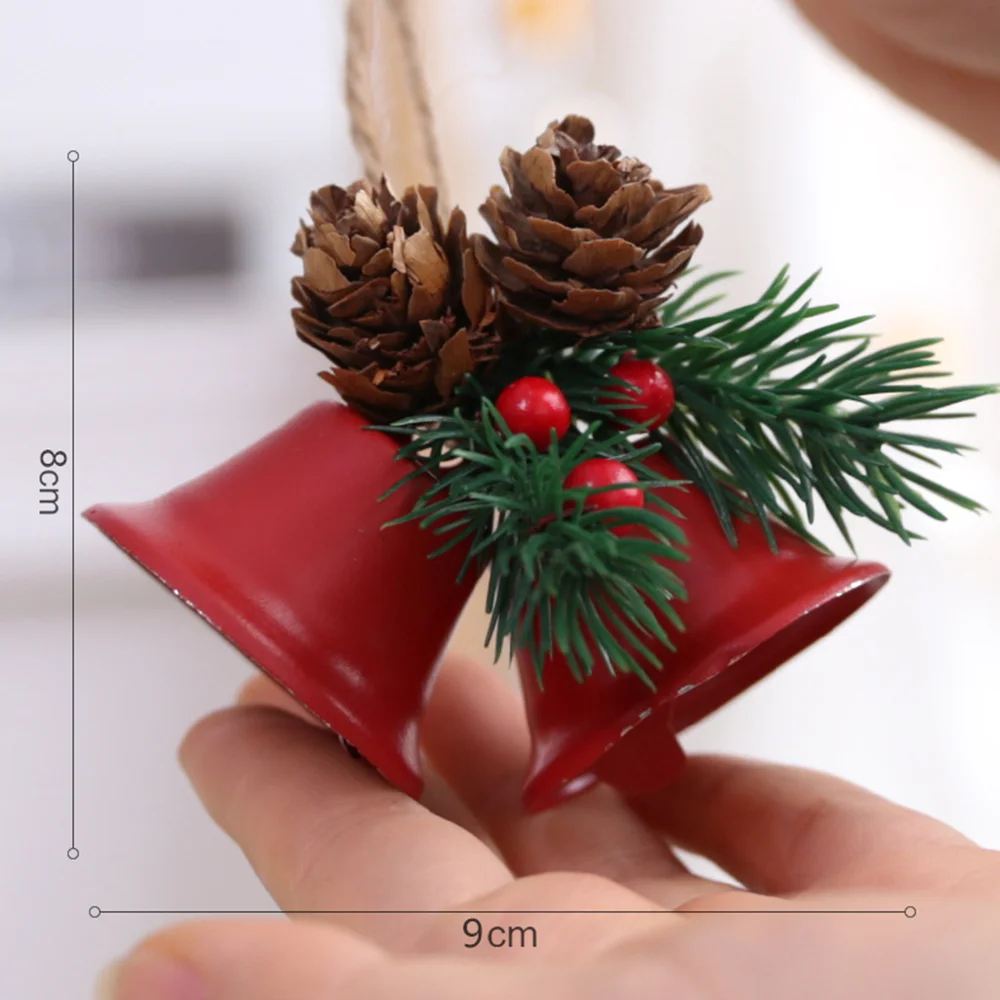 New Christmas bell small pendant home window ornaments