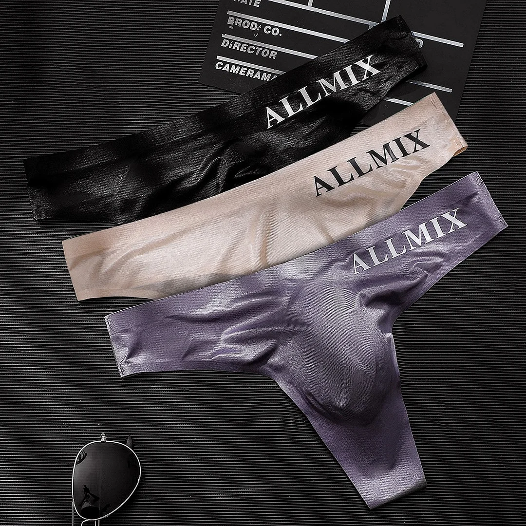 ⚡Ice Silk Breathable Men's T-back Underwear