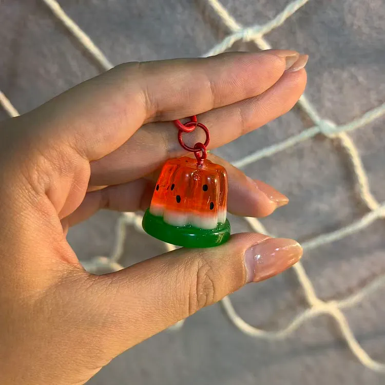 Watermelon Jello Keychain