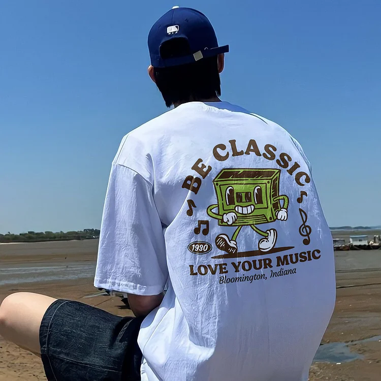 Be Classic Love Your Music T-shirt