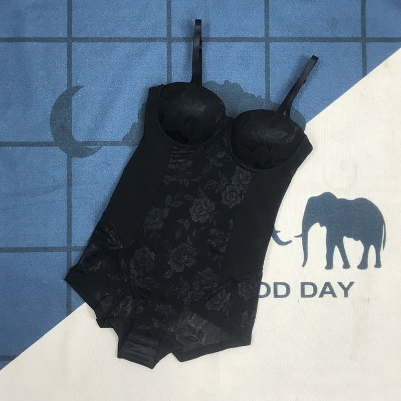 Coloriented 20260 Sexy Lace Floral Bodysuit Shapewear Women Butt Lifter Shaper Underwear High Waist Slimming Corset Lingerie