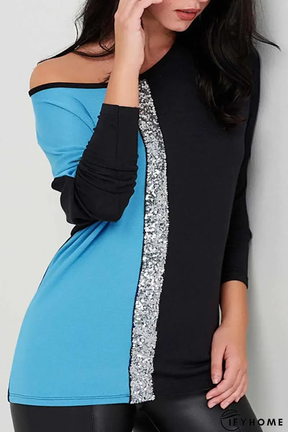 Casual Sequins Tops | IFYHOME