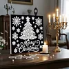 uk.everydayedeals DIY Pearl Painting With Frame - Handmade Self-Adhesive Pearls - Christmas Tree(25*25cm)