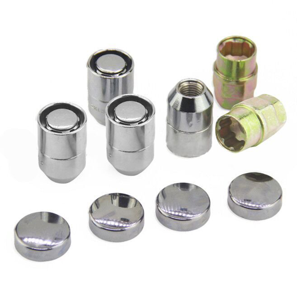 

4pcs M12x1.5 Lug Nuts 12mmx1.25 Anti Theft Wheel Nuts + 2 Keys Universal, 501 Original