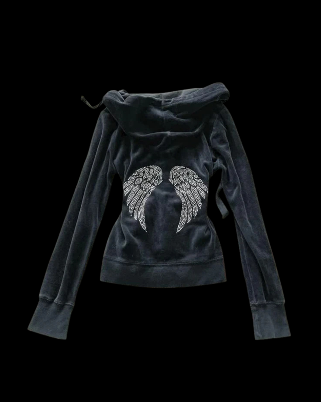 'RHINESTONE ANGEL' ZIPUP