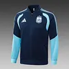 2025 Argentina Long pull Training Suit Royal Blue Football Shirt 1:1 Thai Quality