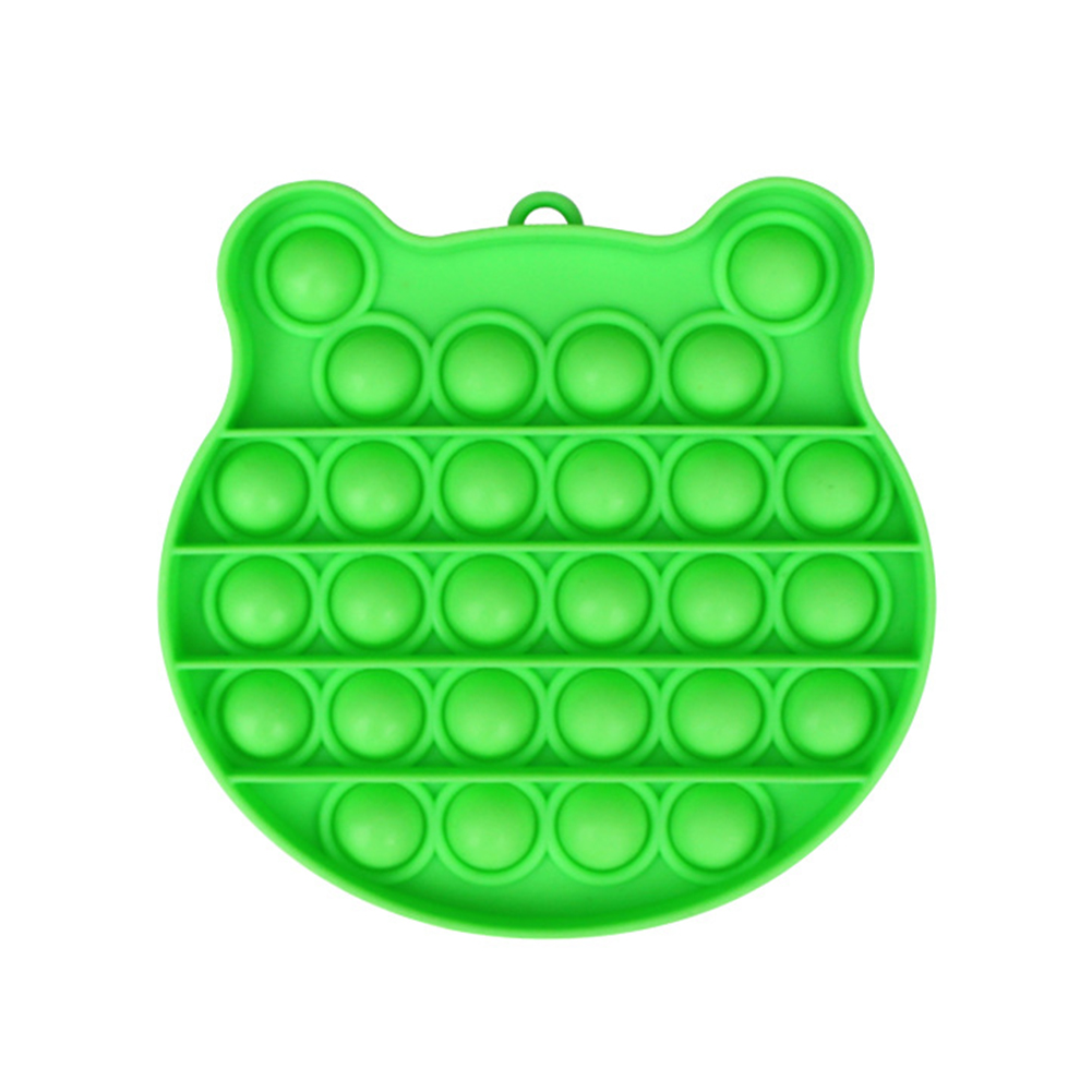 

Bear Shape,Green - Pop It Fidget Toy, 501 Original