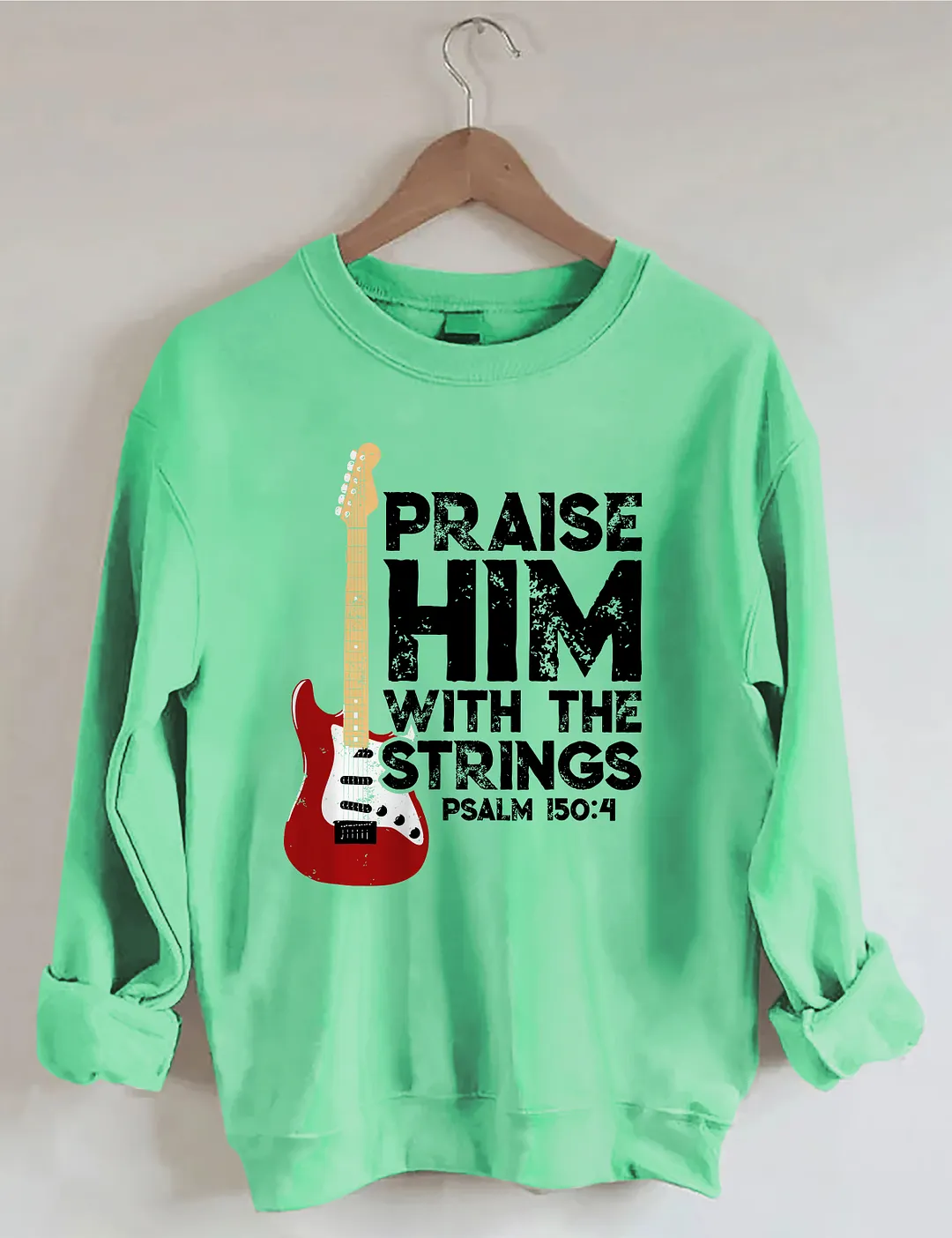 Praise Him With The Strings Sweatshirt