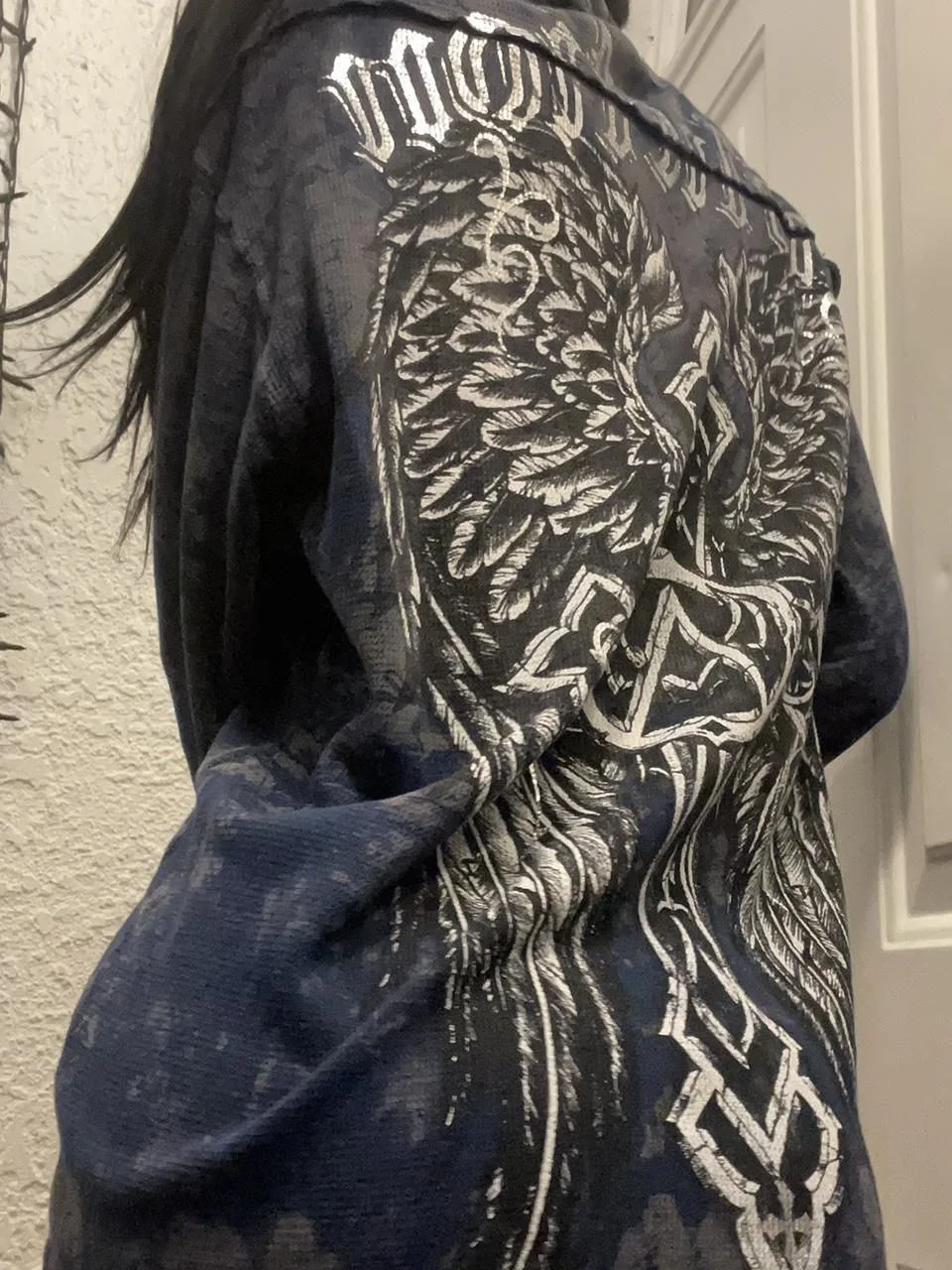 Uveng Gel Tower Casual Loose Shoulder Sleeve Sweaters