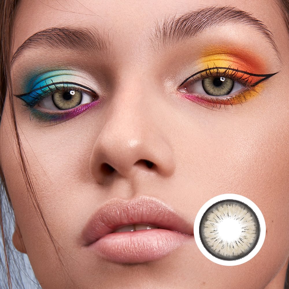 NEBULALENS Second Gen Cocoa Brown Yearly Prescription Colored Contact Lenses NEBULALENS