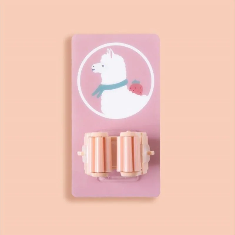 Wall Mounted Bathroom Hooks Cartoon Mop Holder Brush Broom Hanger Organizer Storage Rack Household Kitchen Hanging Cleaning Tool