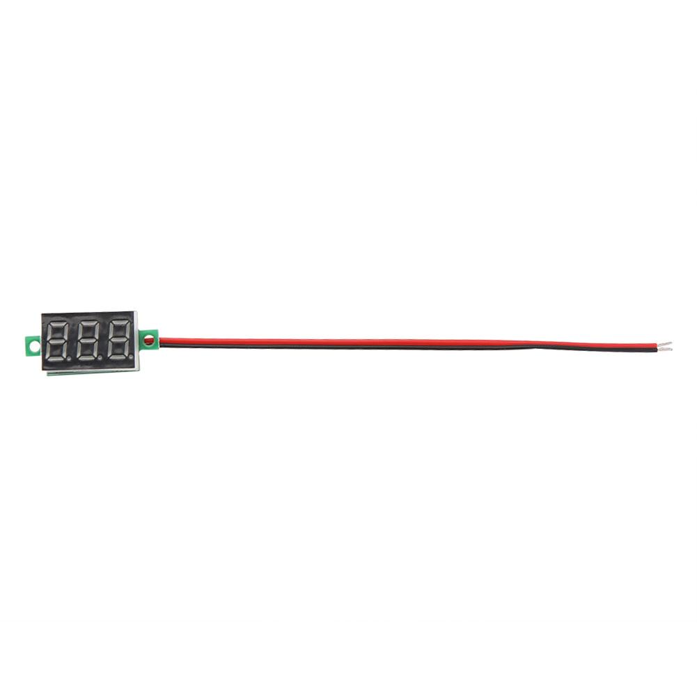 

0.36inch LED Display Digital Voltmeter TwoLine 4.5-30V Auto Shift Voltmeter, Red, 501 Original