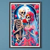 (40*60cm)Skull Tarot - Full Round Drill Diamond Painting