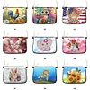 DIY Art Diamond Painting Animal Handbag Makeup Bag For Women Girls(With Chains)