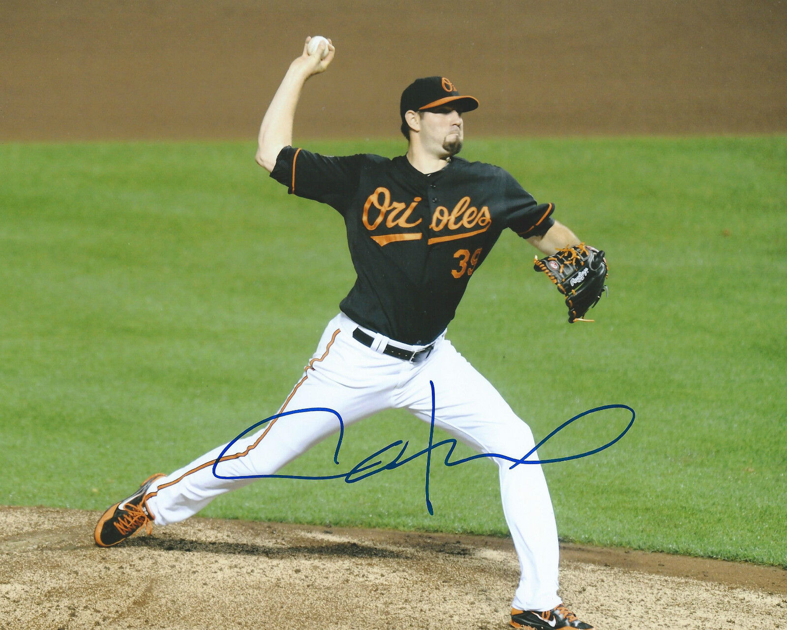 **GFA Baltimore Orioles *JASON HAMMEL* Signed 8x10 Photo Poster painting J3 COA**