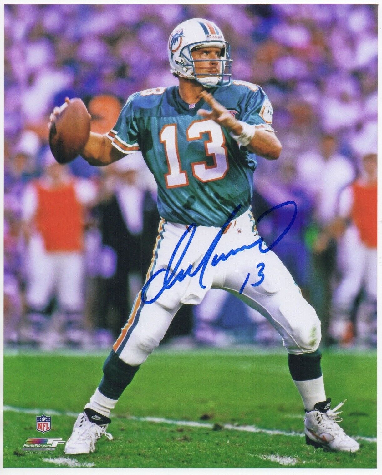 DAN MARINO signed 8x10 Photo Poster painting AUTOGRAPH auto Miami Dolphins NFL HOF JSA cert