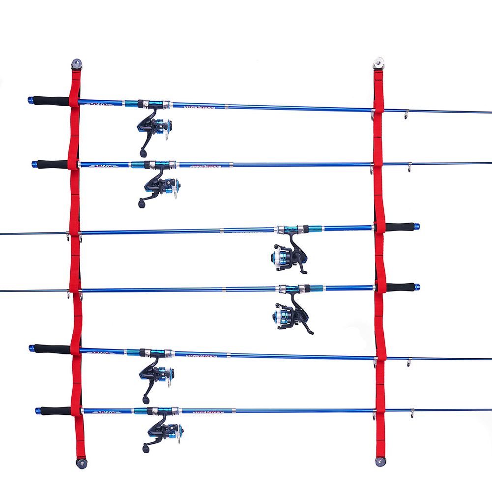 

Fishing Rod Storage Rack Fish Pole Stand Display Wall Mount Holder Bracket, 501 Original