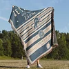 Detroit Lions Football Blanket
