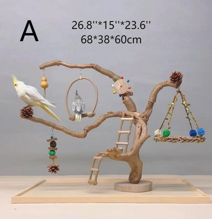 Customized Luxury Handcrafted Parrot Perch  Birdcagelab